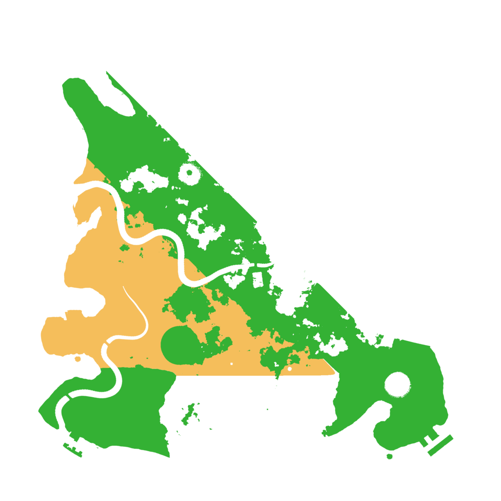 Biome Rust Map: Procedural Map, Size: 3500, Seed: 1555109439