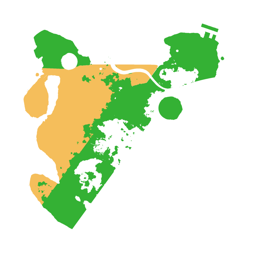 Biome Rust Map: Procedural Map, Size: 3000, Seed: 666375720