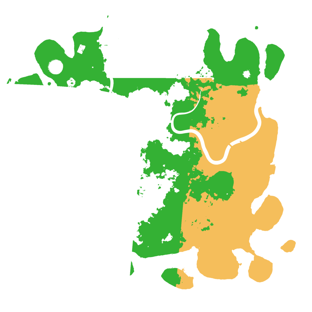 Biome Rust Map: Procedural Map, Size: 3750, Seed: 31