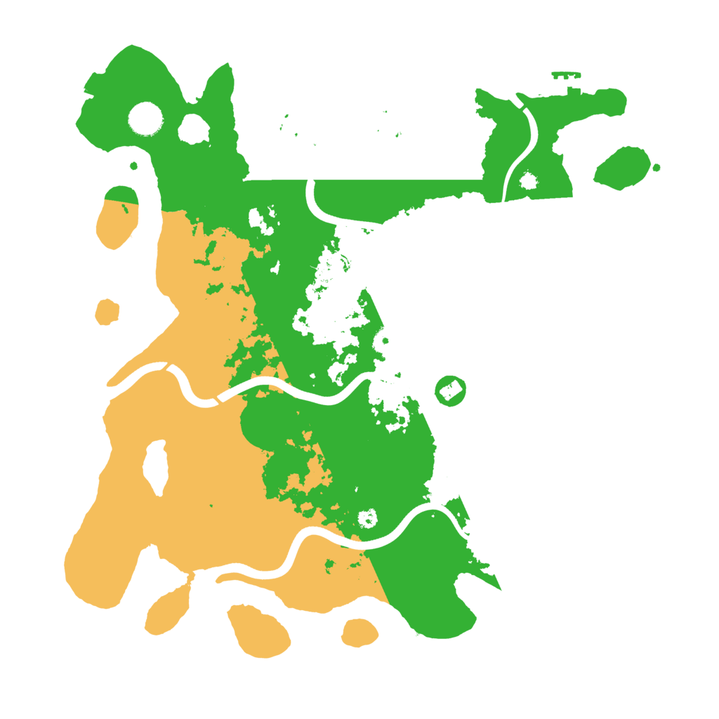 Biome Rust Map: Procedural Map, Size: 3750, Seed: 13177
