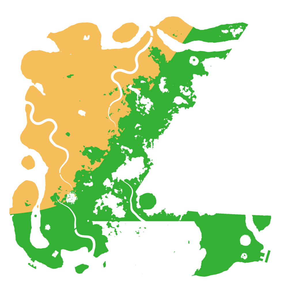 Biome Rust Map: Procedural Map, Size: 4800, Seed: 293157725