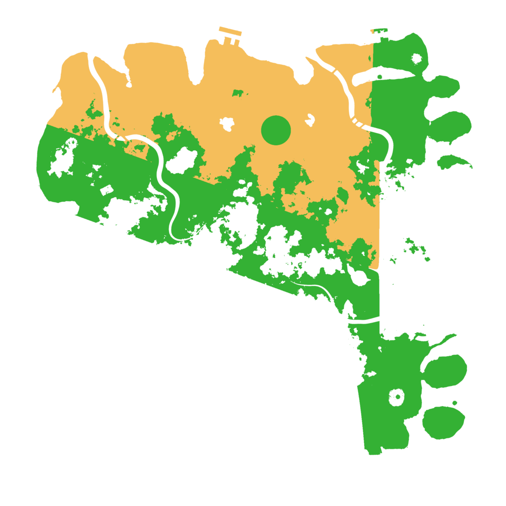 Biome Rust Map: Procedural Map, Size: 4500, Seed: 866549538
