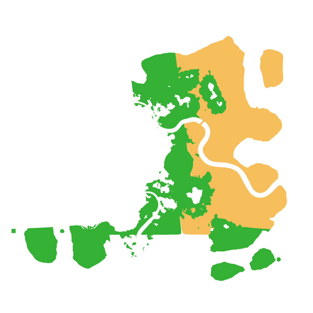 Biome Rust Map: Procedural Map, Size: 3001, Seed: 1019273809