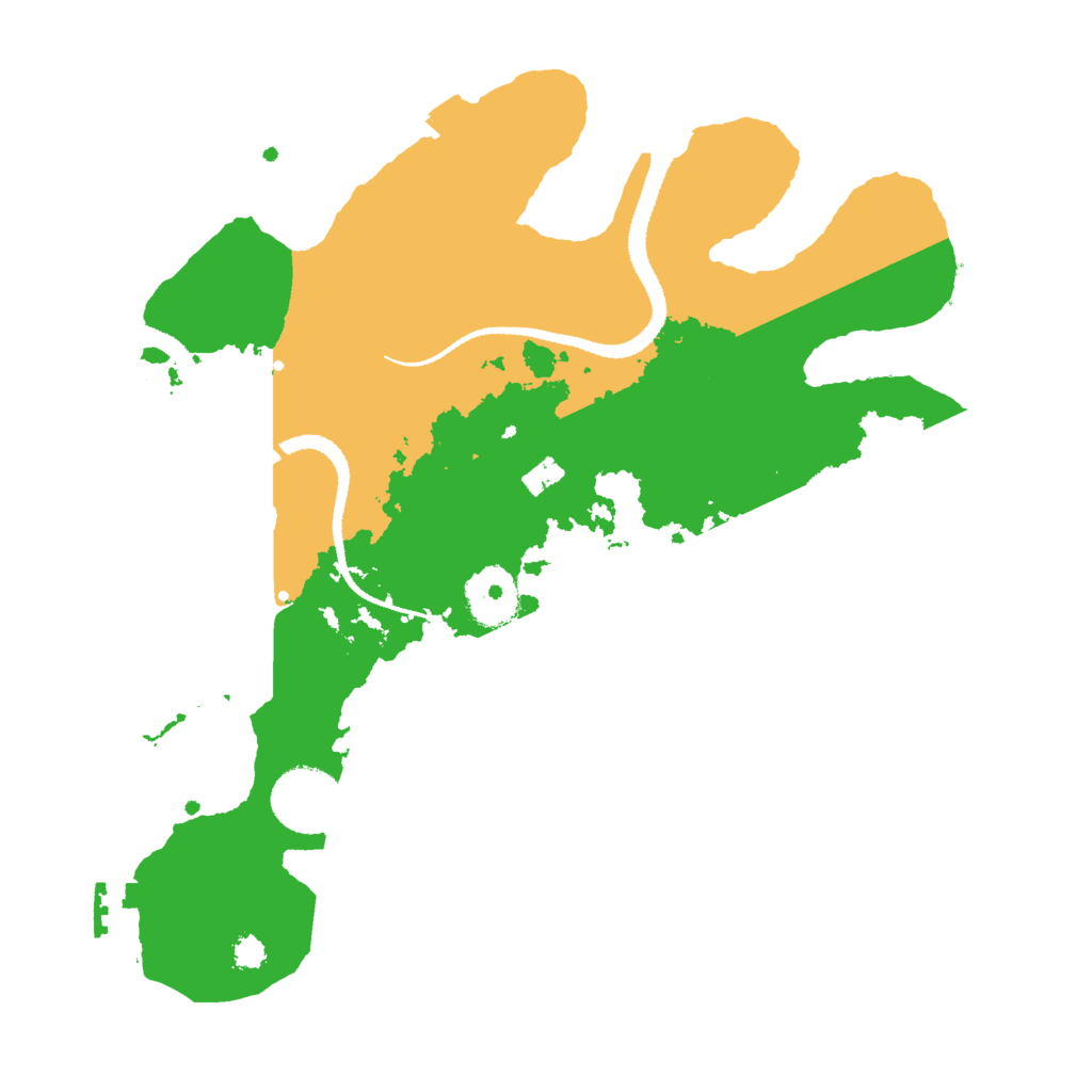 Biome Rust Map: Procedural Map, Size: 3000, Seed: 1249640046
