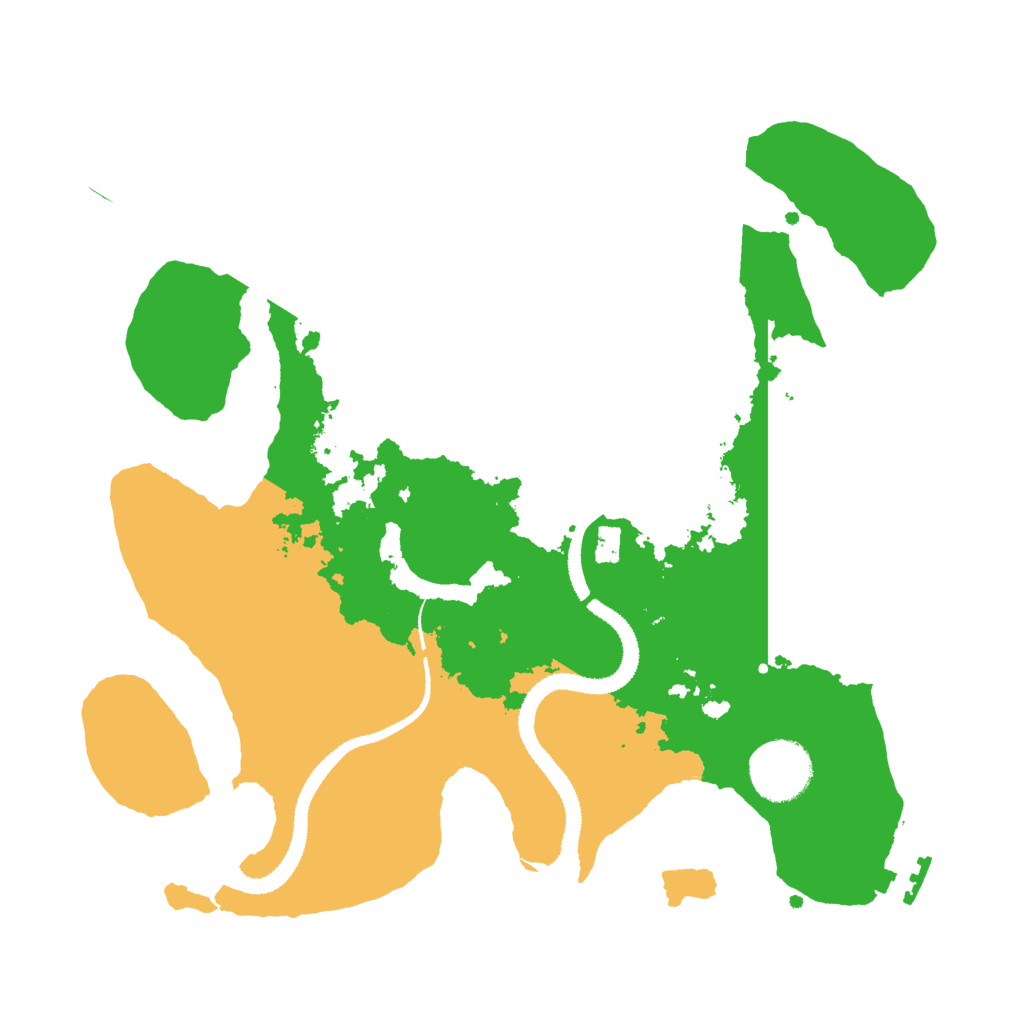 Biome Rust Map: Procedural Map, Size: 3000, Seed: 6158703