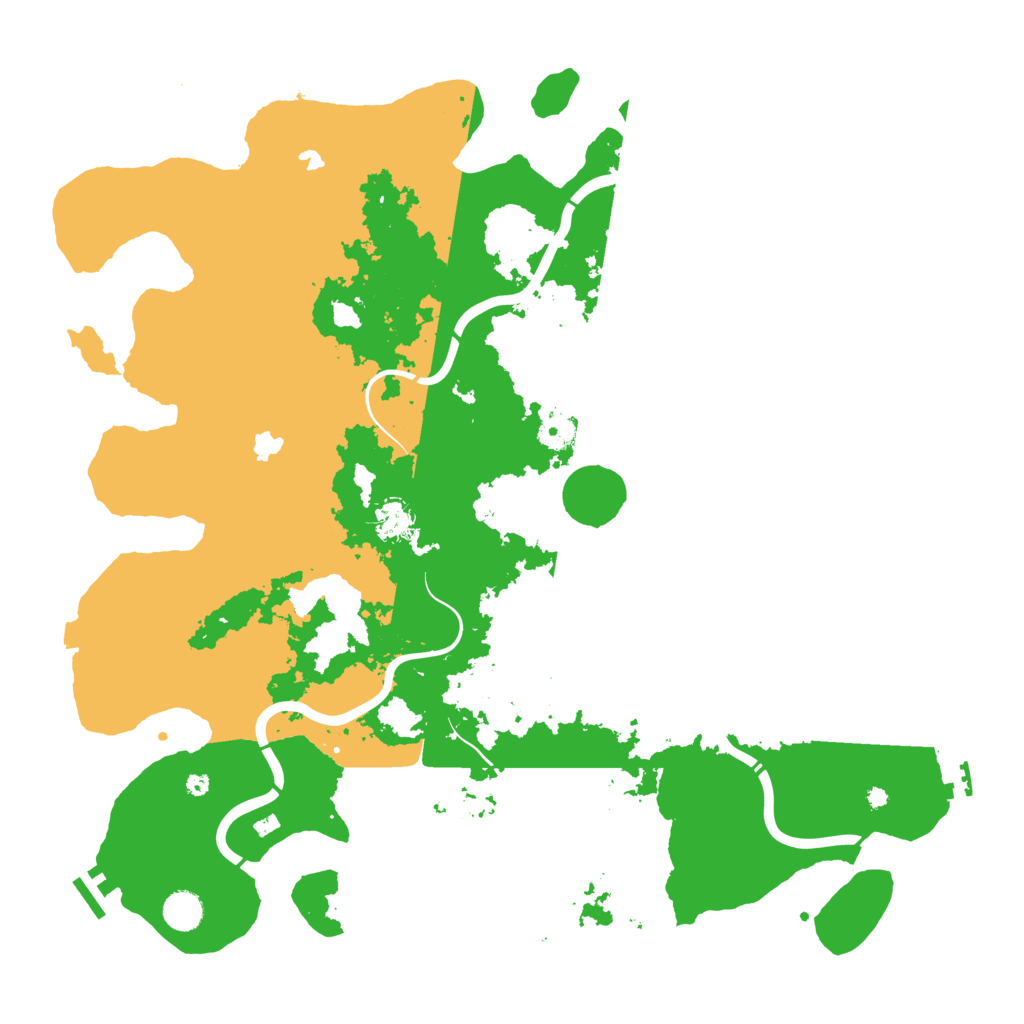 Biome Rust Map: Procedural Map, Size: 4500, Seed: 79948