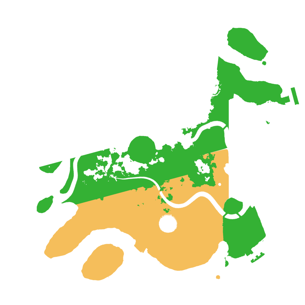 Biome Rust Map: Procedural Map, Size: 3000, Seed: 5162897