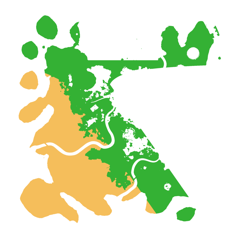 Biome Rust Map: Procedural Map, Size: 3500, Seed: 907280173