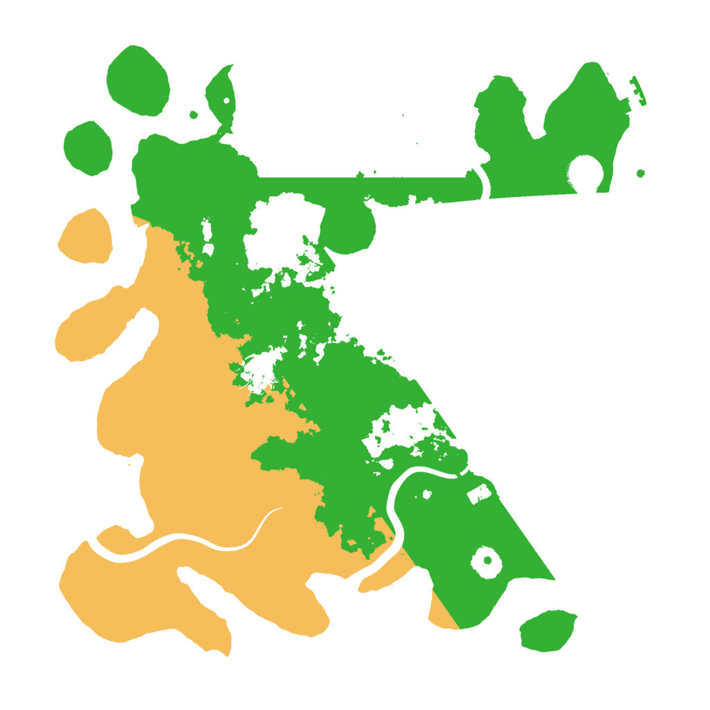Biome Rust Map: Procedural Map, Size: 3500, Seed: 907280173