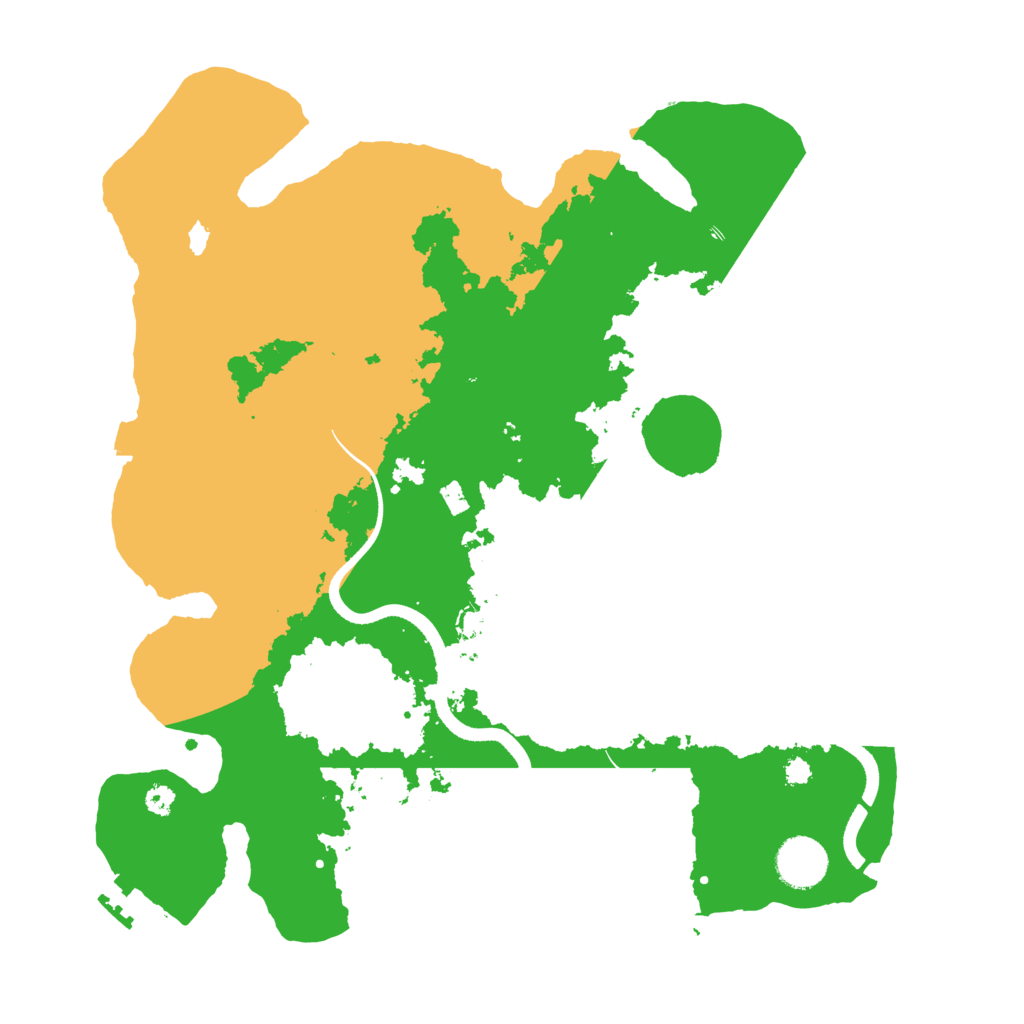 Biome Rust Map: Procedural Map, Size: 3500, Seed: 771653187