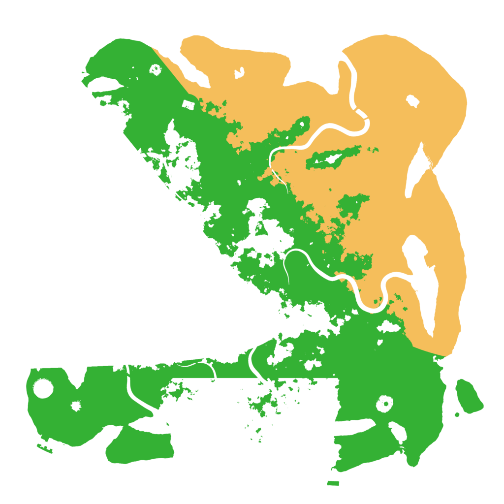 Biome Rust Map: Procedural Map, Size: 4500, Seed: 222869388