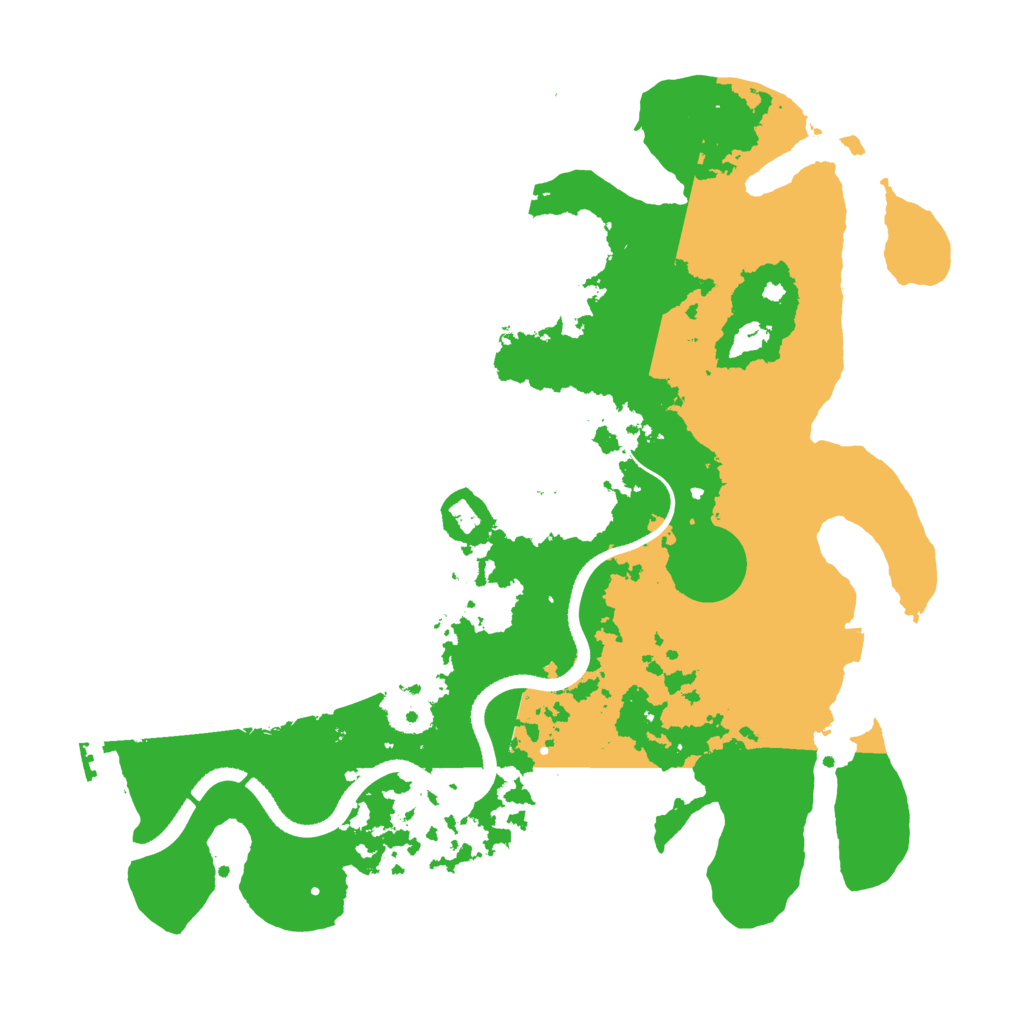 Biome Rust Map: Procedural Map, Size: 3500, Seed: 64675966