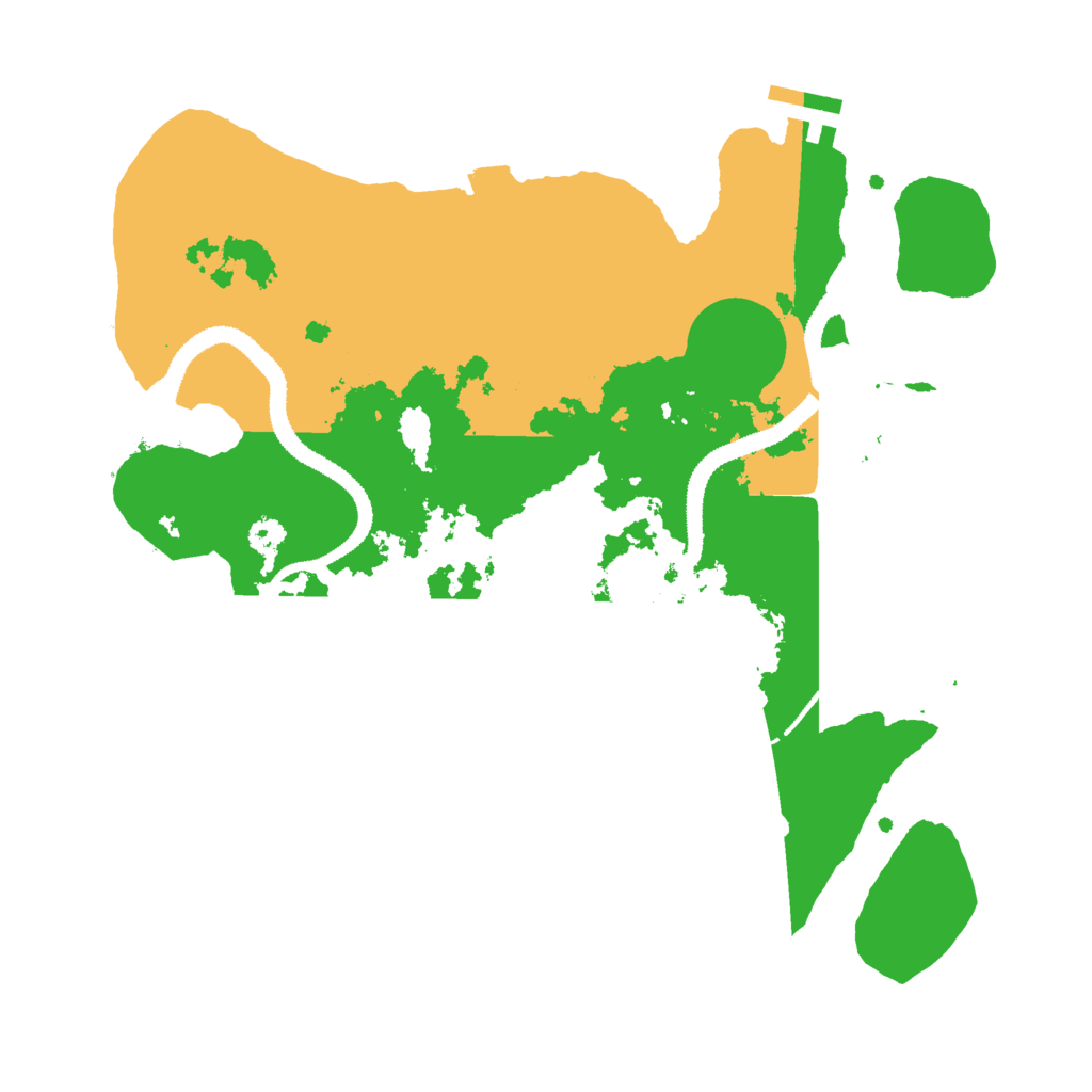 Biome Rust Map: Procedural Map, Size: 3000, Seed: 1547192429