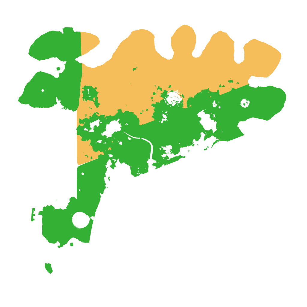 Biome Rust Map: Procedural Map, Size: 3500, Seed: 188662875