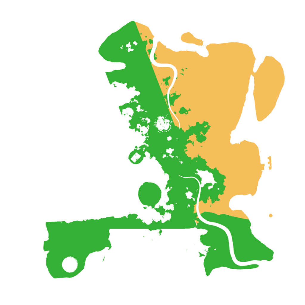 Biome Rust Map: Procedural Map, Size: 3500, Seed: 1974248415