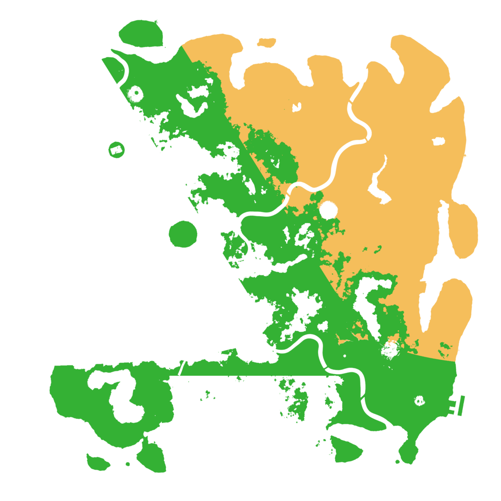 Biome Rust Map: Procedural Map, Size: 5000, Seed: 679858758