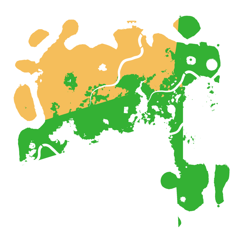 Biome Rust Map: Procedural Map, Size: 4000, Seed: 1624278181