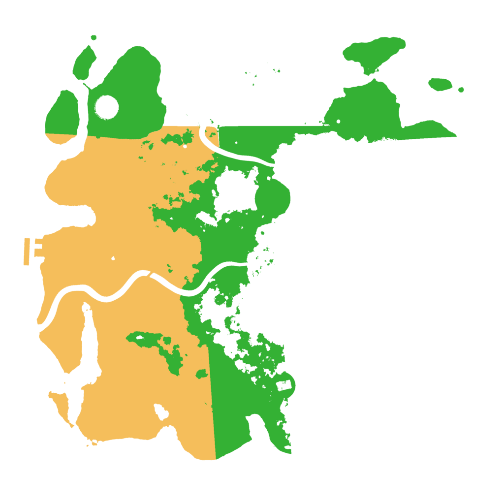 Biome Rust Map: Procedural Map, Size: 3750, Seed: 547005