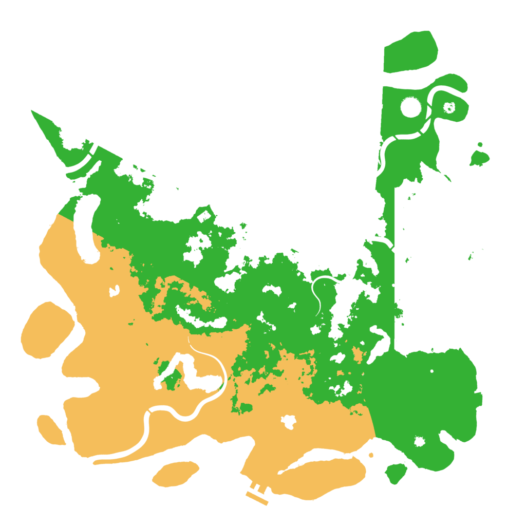 Biome Rust Map: Procedural Map, Size: 4500, Seed: 1903661627