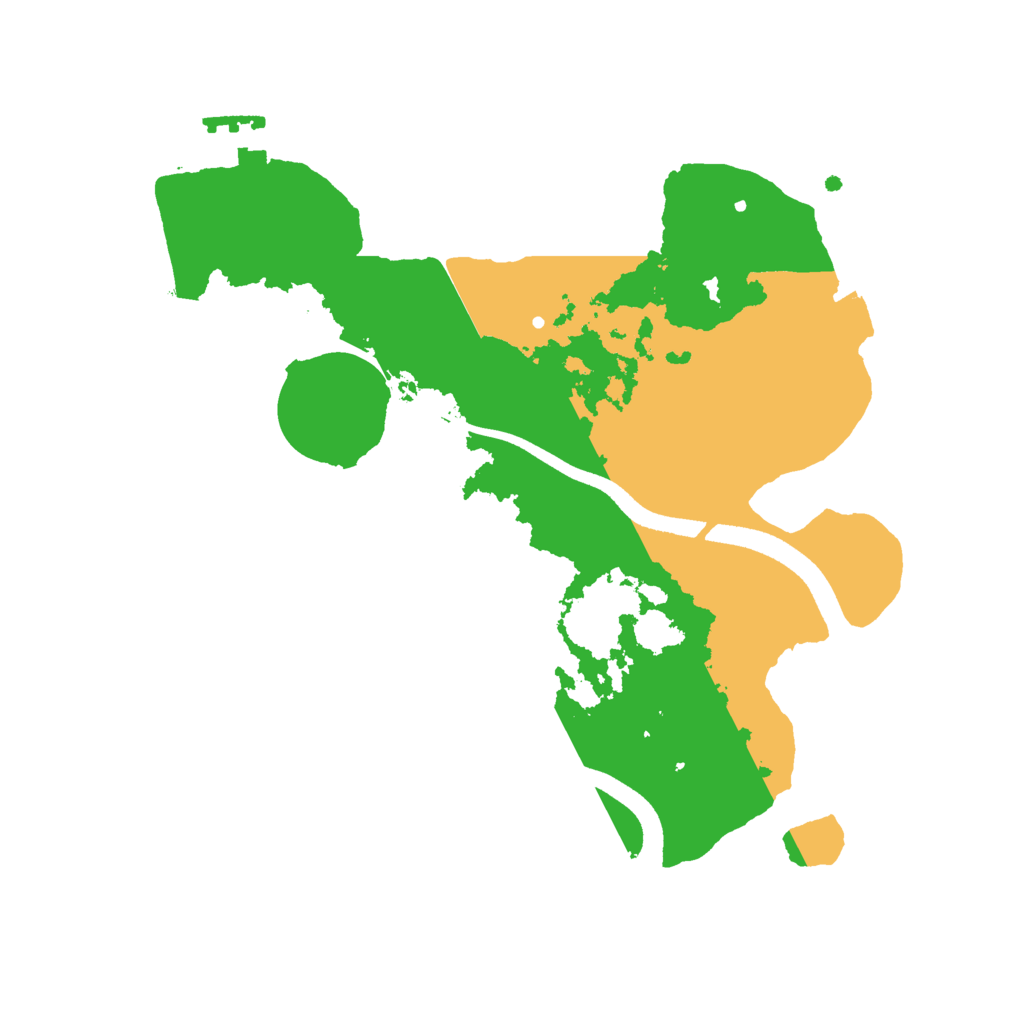 Biome Rust Map: Procedural Map, Size: 2500, Seed: 1372591238