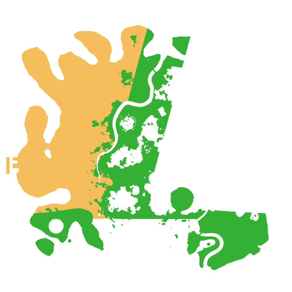 Biome Rust Map: Procedural Map, Size: 3500, Seed: 1043346572