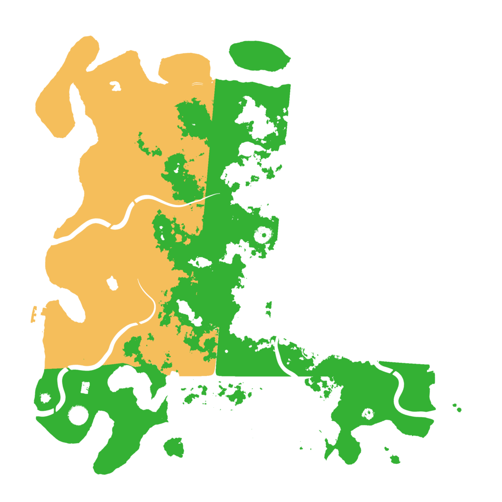 Biome Rust Map: Procedural Map, Size: 4500, Seed: 173611