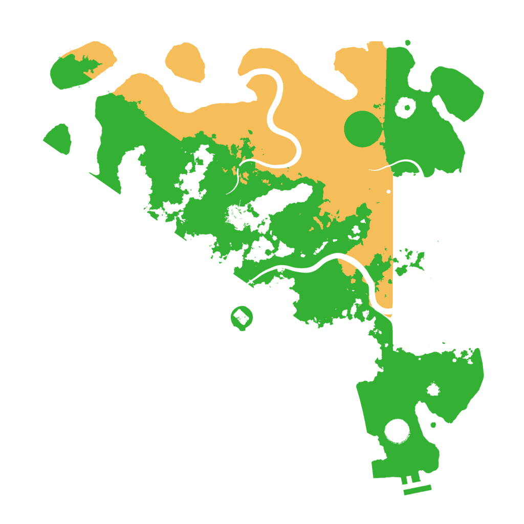 Biome Rust Map: Procedural Map, Size: 3800, Seed: 44773301