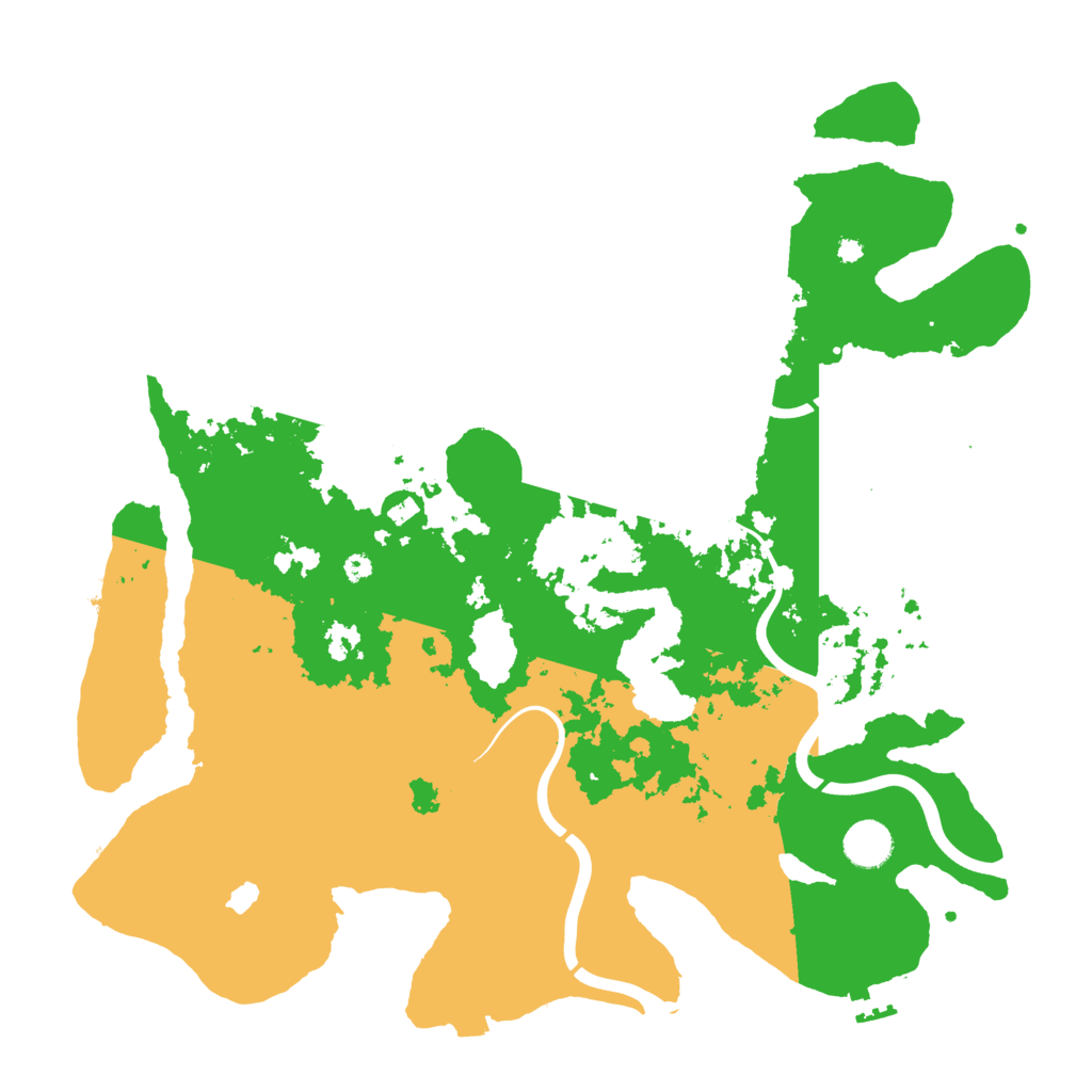 Biome Rust Map: Procedural Map, Size: 4000, Seed: 13810813