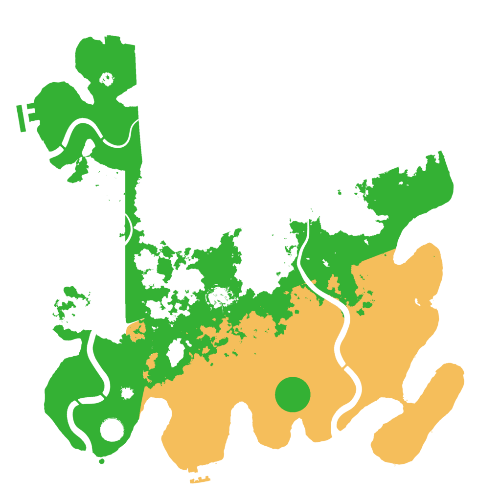 Biome Rust Map: Procedural Map, Size: 3750, Seed: 144960