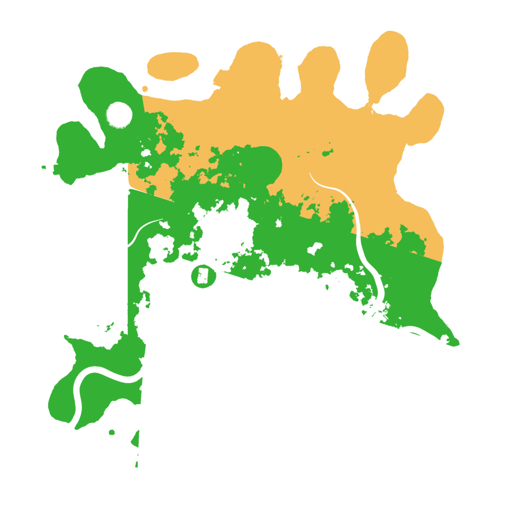 Biome Rust Map: Procedural Map, Size: 3500, Seed: 2108637378