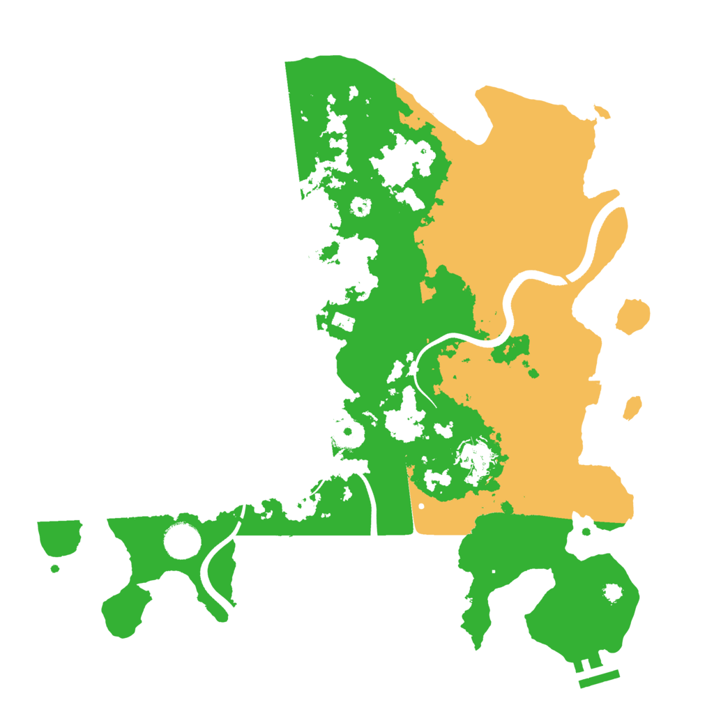 Biome Rust Map: Procedural Map, Size: 3500, Seed: 462382369