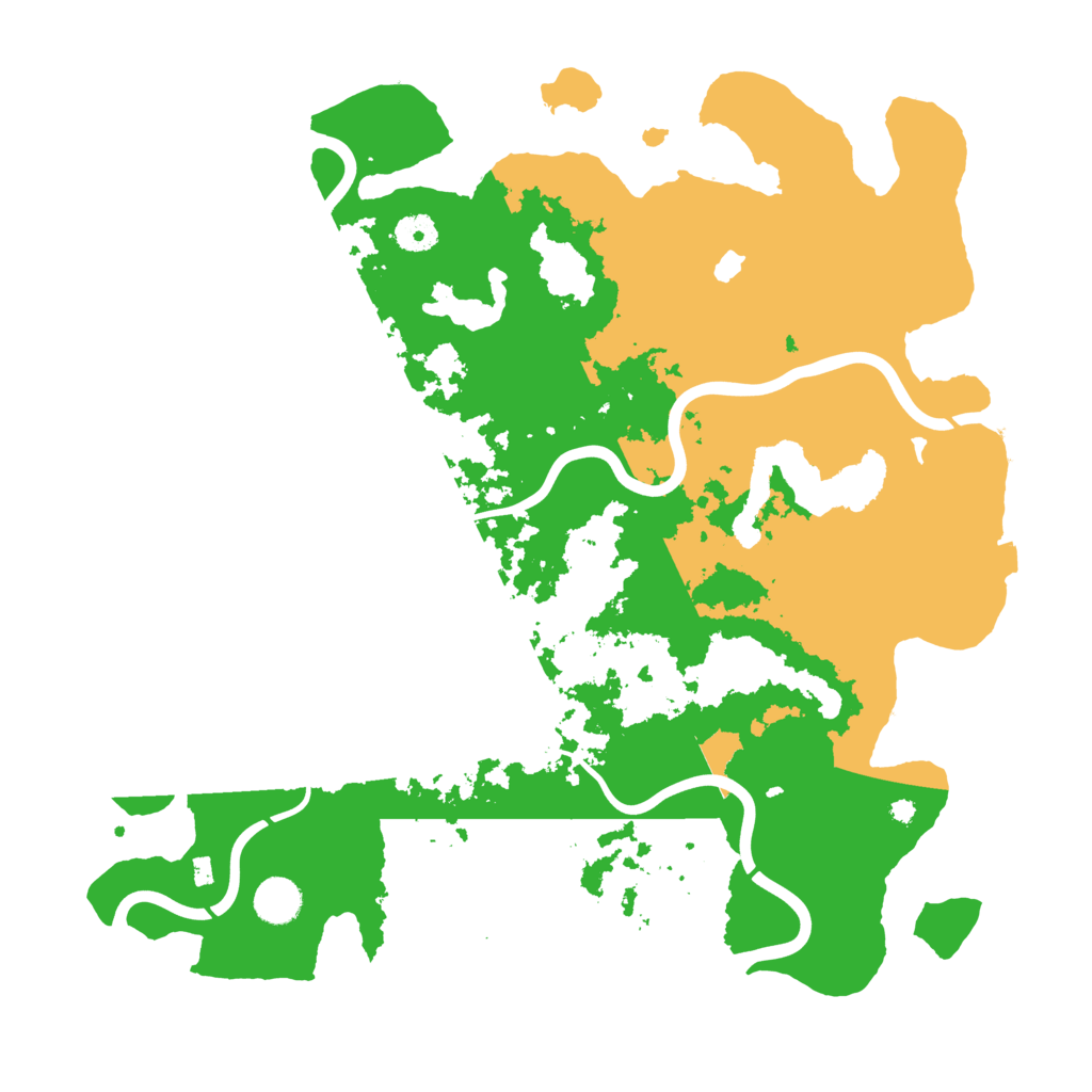 Biome Rust Map: Procedural Map, Size: 4100, Seed: 280825