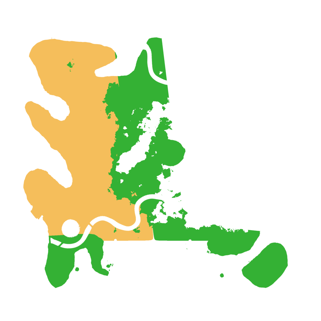 Biome Rust Map: Procedural Map, Size: 3245, Seed: 59485