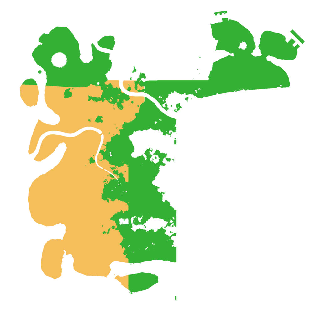 Biome Rust Map: Procedural Map, Size: 3750, Seed: 18980