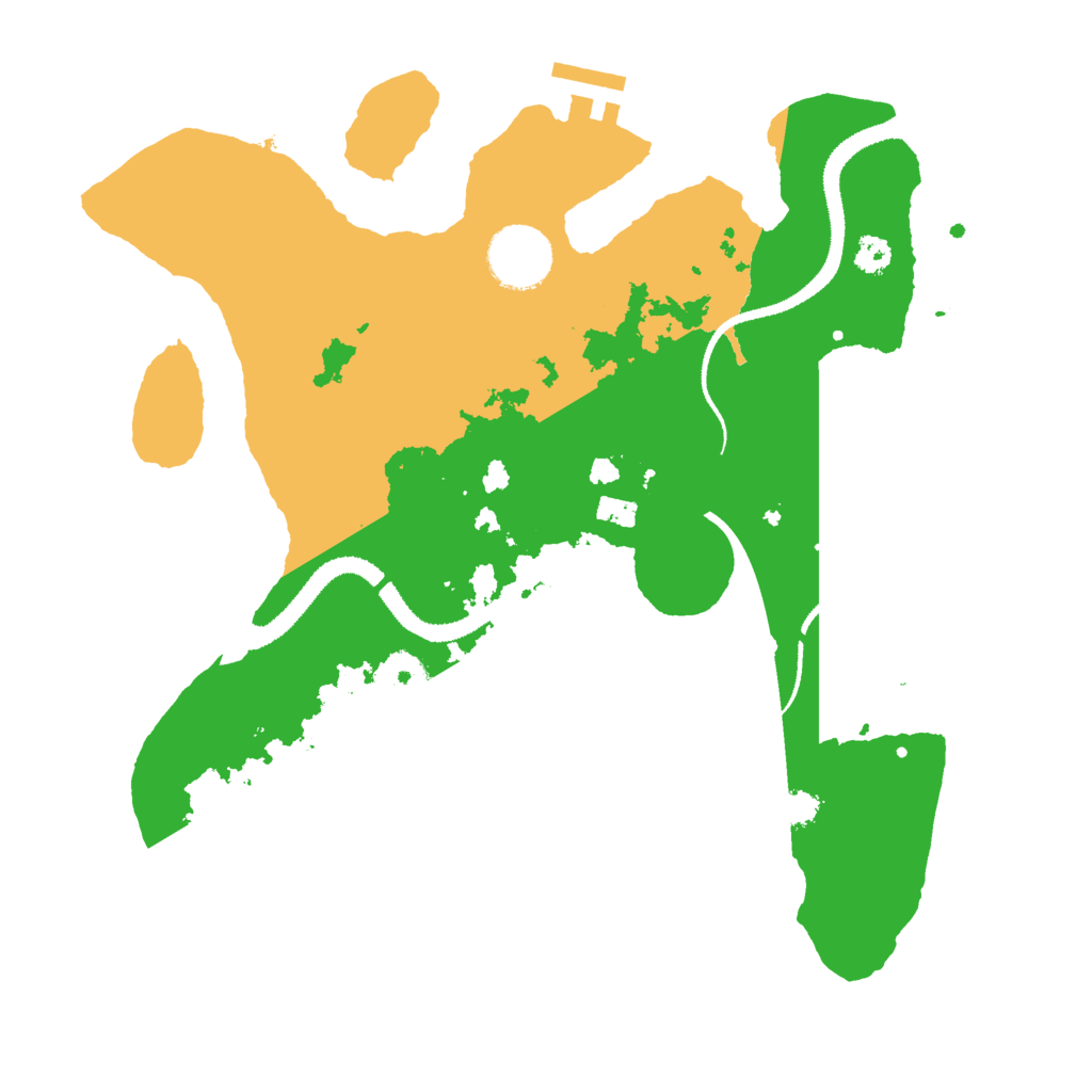 Biome Rust Map: Procedural Map, Size: 3000, Seed: 247842061