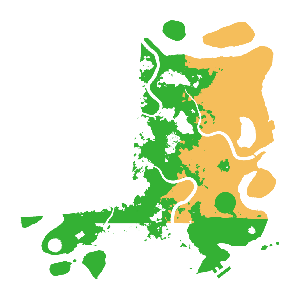 Biome Rust Map: Procedural Map, Size: 3750, Seed: 360548