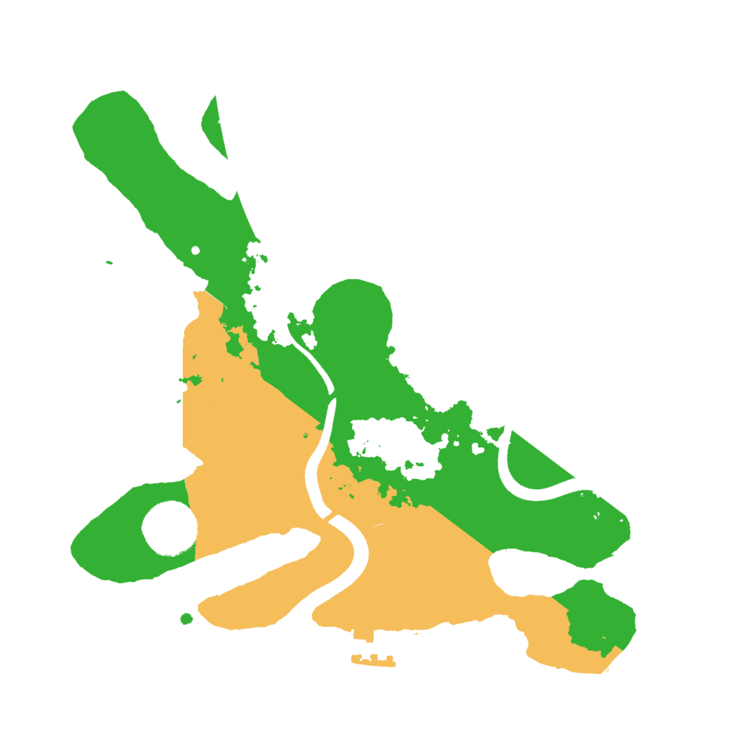 Biome Rust Map: Procedural Map, Size: 2500, Seed: 1570359256