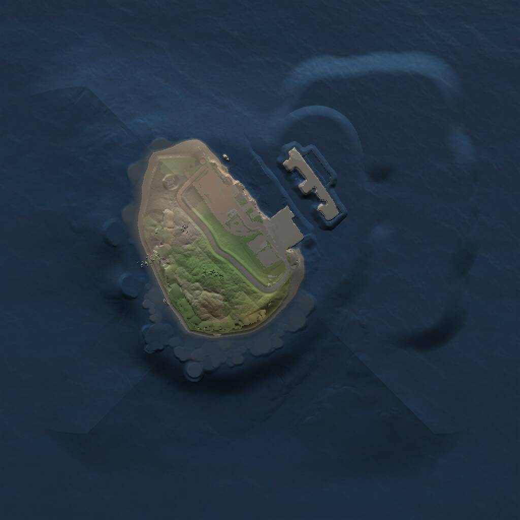 Rust Map: Procedural Map, Size: 1000, Seed: 847196727, 2 Monuments