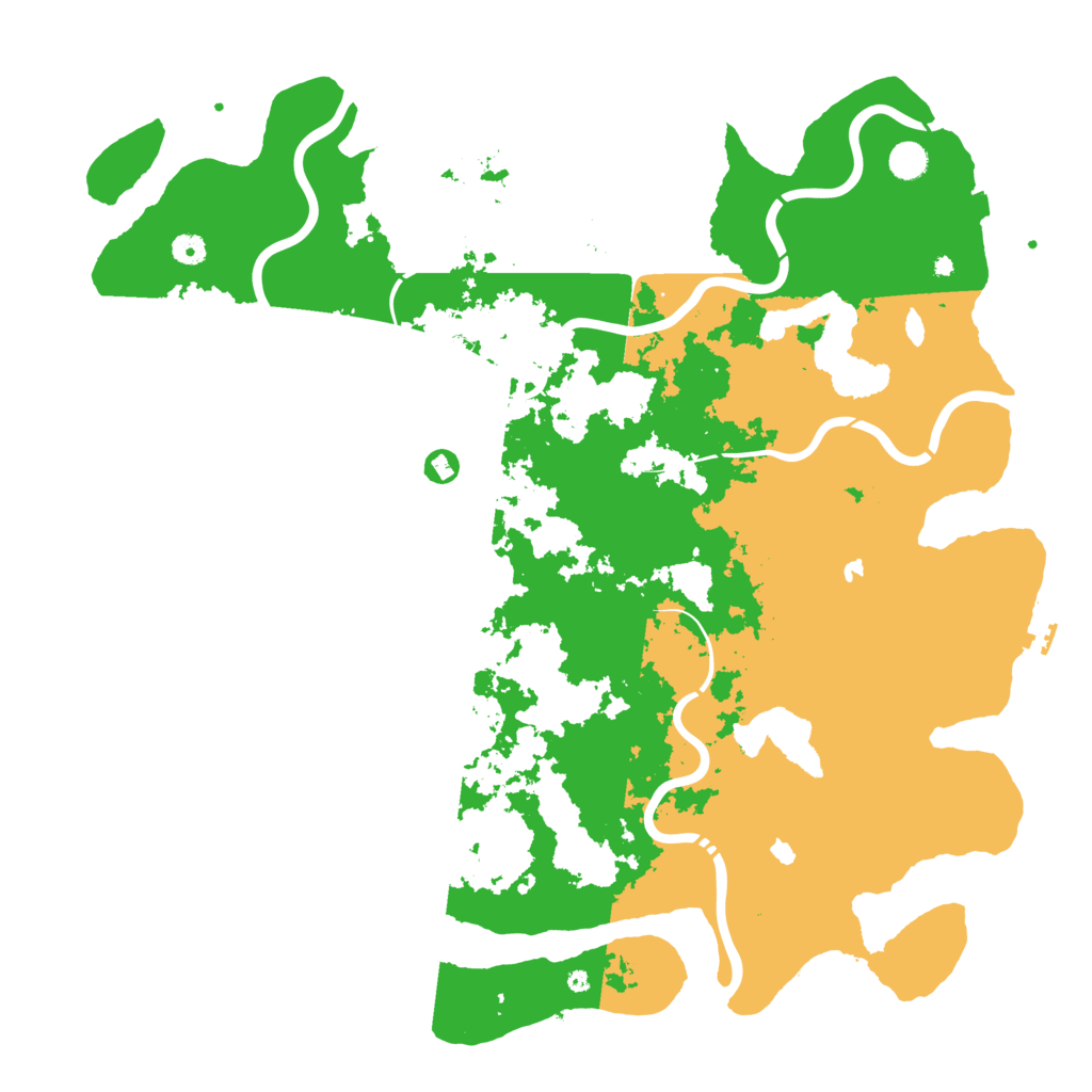 Biome Rust Map: Procedural Map, Size: 5005, Seed: 1117894333
