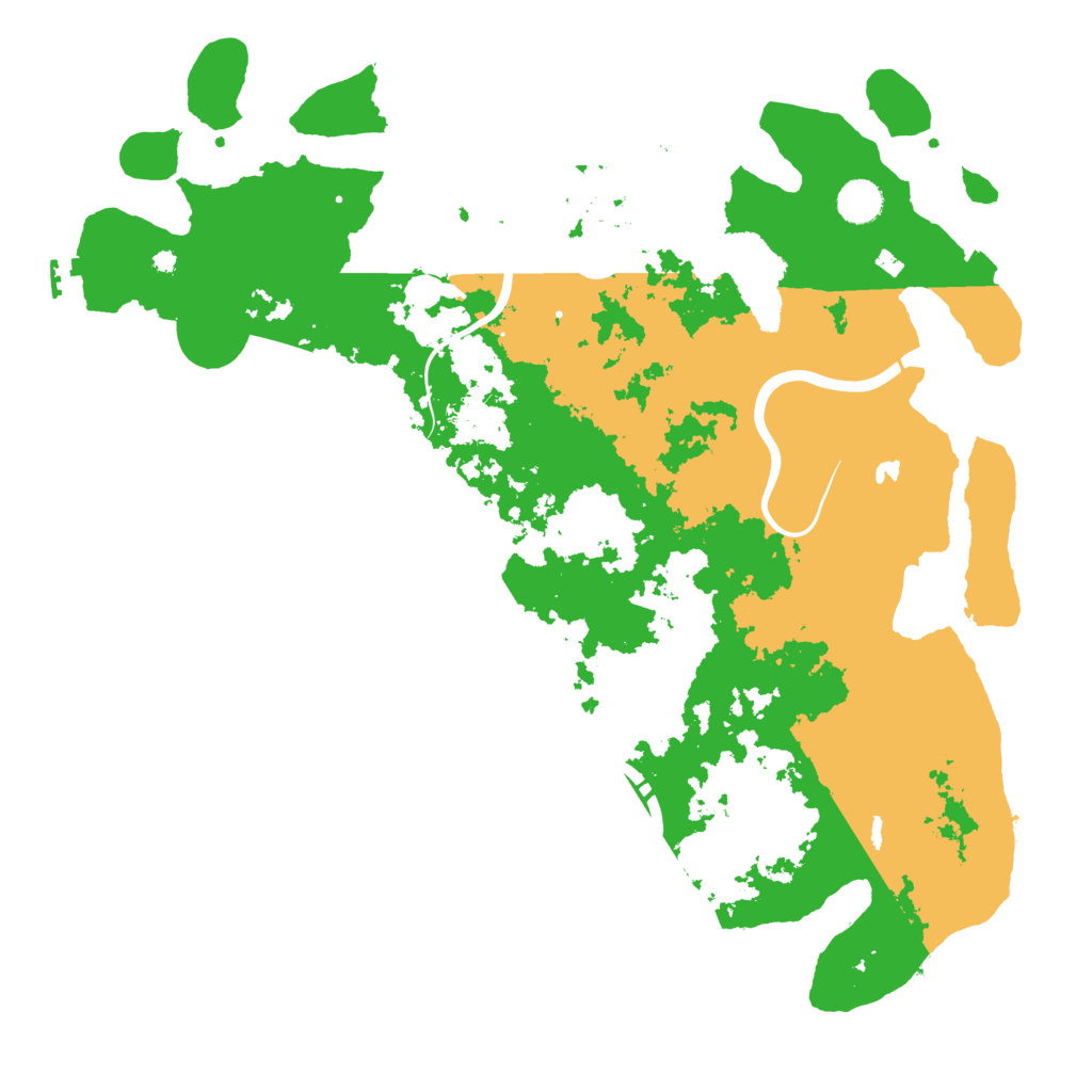 Biome Rust Map: Procedural Map, Size: 4300, Seed: 824509341