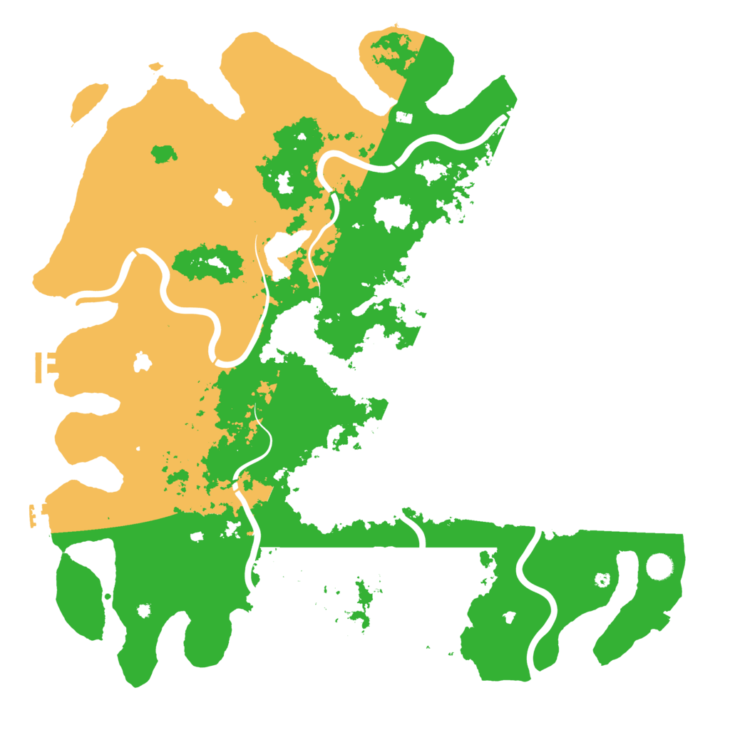 Biome Rust Map: Procedural Map, Size: 4800, Seed: 536851704