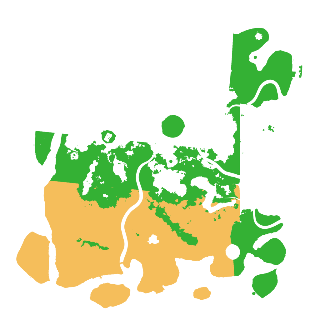 Biome Rust Map: Procedural Map, Size: 4000, Seed: 998165