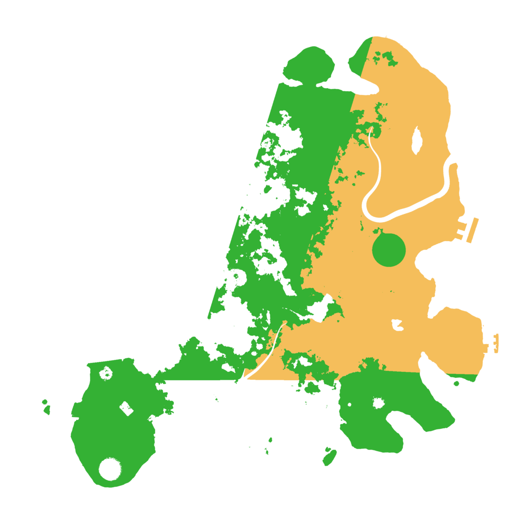 Biome Rust Map: Procedural Map, Size: 4000, Seed: 645821451