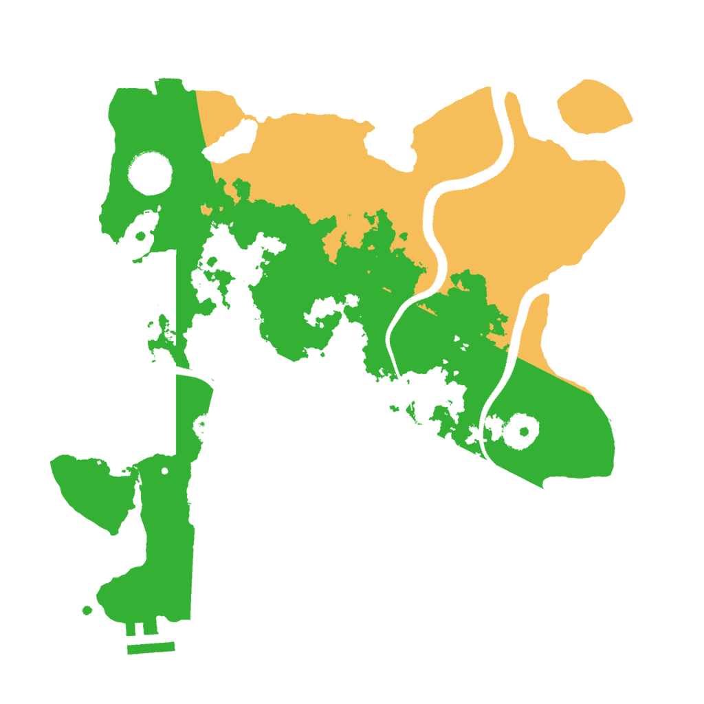 Biome Rust Map: Procedural Map, Size: 3000, Seed: 1893833010