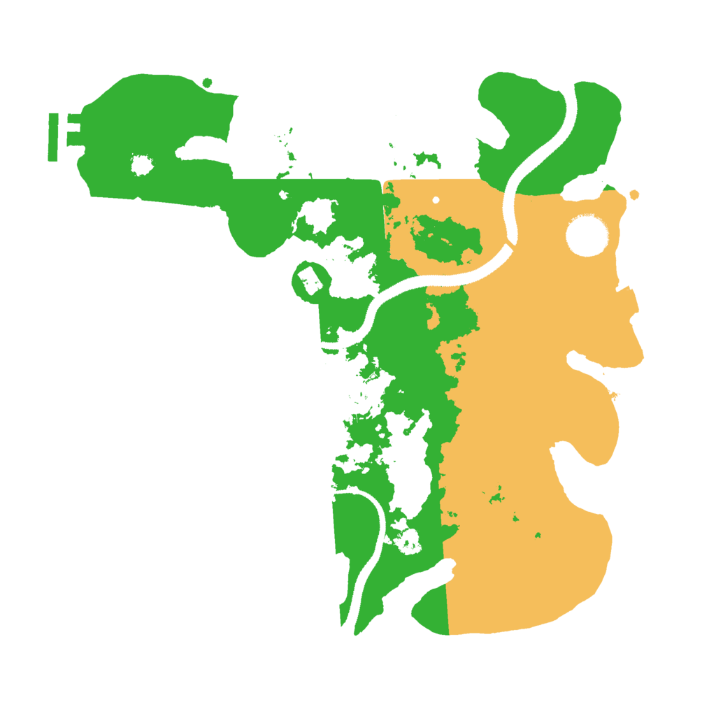 Biome Rust Map: Procedural Map, Size: 3000, Seed: 1631416081