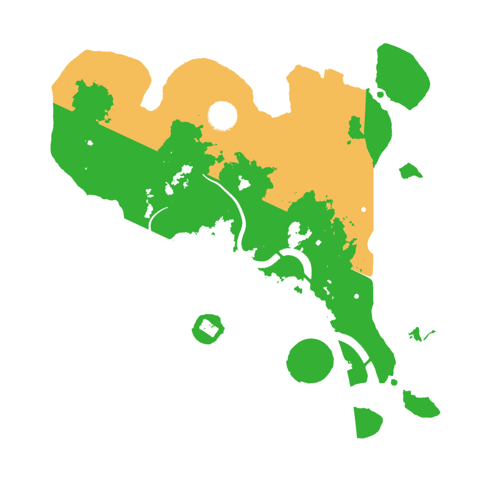 Biome Rust Map: Procedural Map, Size: 3000, Seed: 1542698