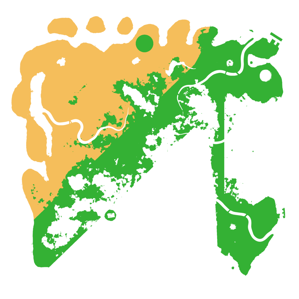 Biome Rust Map: Procedural Map, Size: 4500, Seed: 370047573