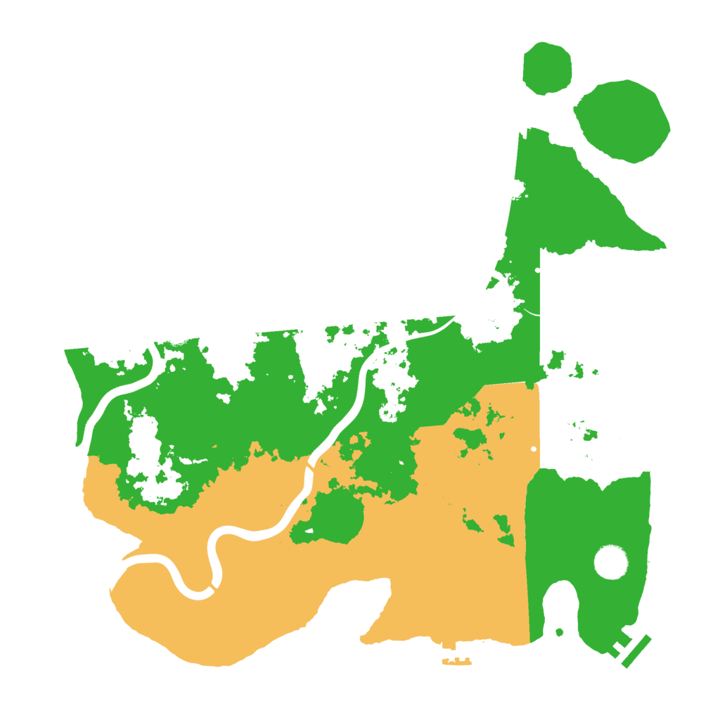 Biome Rust Map: Procedural Map, Size: 3750, Seed: 3274499