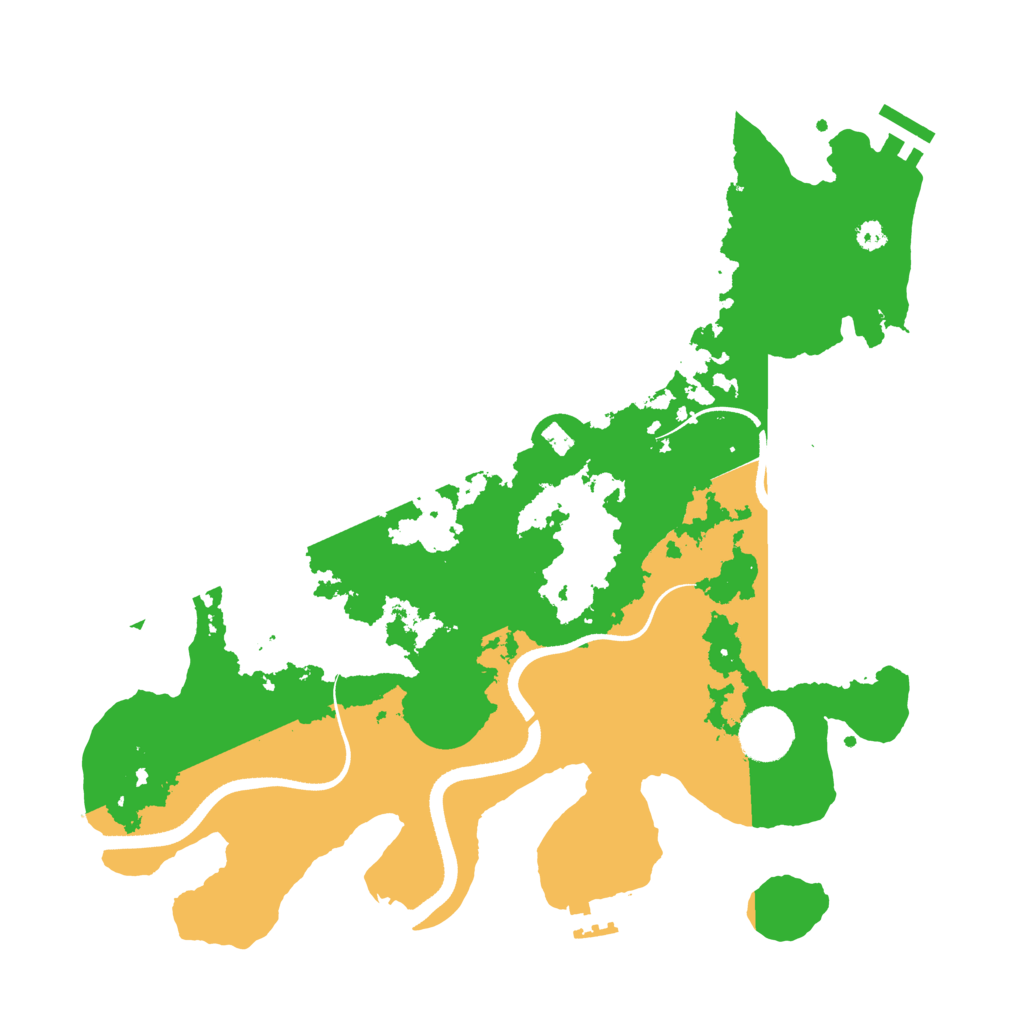 Biome Rust Map: Procedural Map, Size: 3500, Seed: 1062817396