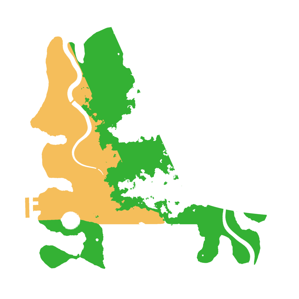 Biome Rust Map: Procedural Map, Size: 3000, Seed: 9341025